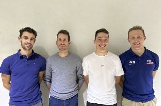 Antoine Debons, Sébastien Reichenbach, Simon Pellaud et Valentin Darbellay (de gauche à droite)